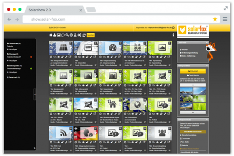 Solarfox® Onlineverwaltung Version 2
